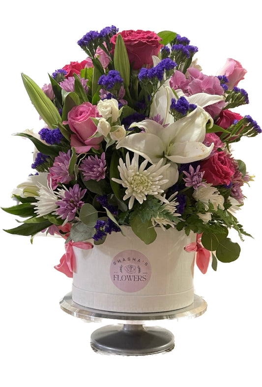 Medium Floral Box Arrangement